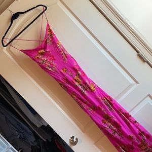 Rat & Boa Pink Floral Midi